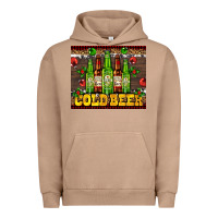Pigment Burro cold beer with beer bottles Urban Hoodie - AdoDesignShop