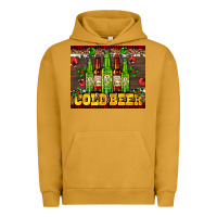 Pigment Peanut Butter cold beer with beer bottles Urban Hoodie - AdoDesignShop