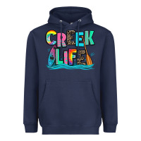 Navy creek life kayaking Heavyweight Hoodie - Zillion Design Studio