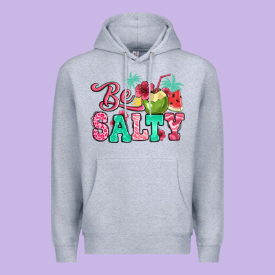 Be Salty Summer Premium Hoodie Designed By Jasminsmagicworld