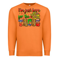 Carrot i'm just here for the tacos Premium Sweatshirt - Zillion Design Studio