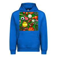 Cobalt physical education class seamless pattern Urban Hoodie - BundleAndBundleShop