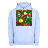 Pigment Grape Ice physical education class seamless pattern Urban Hoodie - BundleAndBundleShop