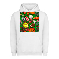 Pigment Lunar Rock physical education class seamless pattern Urban Hoodie - BundleAndBundleShop