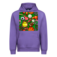 Tulip physical education class seamless pattern Urban Hoodie - BundleAndBundleShop