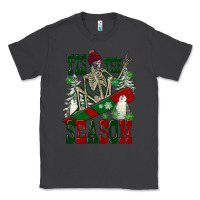 Smoke tis the season skeleton snowboard Classic Tee - FaDigitalArtStudio
