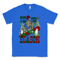 True Royal tis the season skeleton snowboard Classic Tee - FaDigitalArtStudio