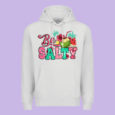 Be Salty Summer Premium Hoodie Designed By Jasminsmagicworld