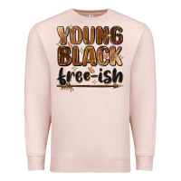 Pale Pink young black free ish Premium Sweatshirt - Zillion Design Studio