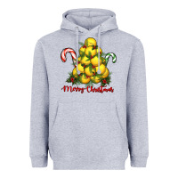 Heather Grey merry christmas lacrosse Heavyweight Hoodie - RanaPortraitStore