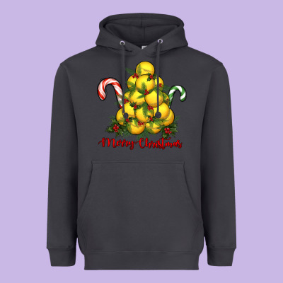 Heavyweight Hoodie merry christmas lacrosse