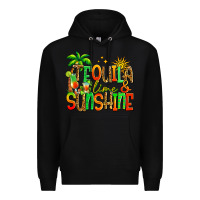Black tequila lime and sunshine summer Premium Hoodie - Jasminsmagicworld