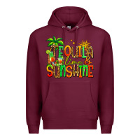 Burgundy tequila lime and sunshine summer Premium Hoodie - Jasminsmagicworld