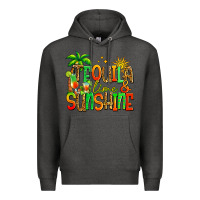 Charcoal Heather tequila lime and sunshine summer Premium Hoodie - Jasminsmagicworld