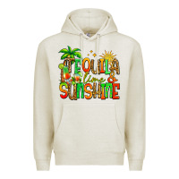 Oatmeal Heather tequila lime and sunshine summer Premium Hoodie - Jasminsmagicworld