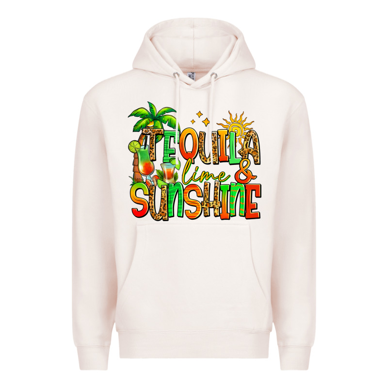 Tequila Lime And Sunshine Summer Premium Hoodie by Jasminsmagicworld | Teevron