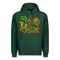 Sports Green tequila lime and sunshine summer Premium Hoodie - Jasminsmagicworld