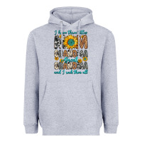 Heather Grey i have three tittles mom grandma great grandma Heavyweight Hoodie - Zillion Design Studio