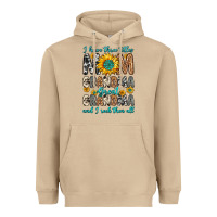 Mushroom i have three tittles mom grandma great grandma Heavyweight Hoodie - Zillion Design Studio