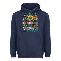 Navy i have three tittles mom grandma great grandma Heavyweight Hoodie - Zillion Design Studio