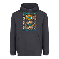 Smoke i have three tittles mom grandma great grandma Heavyweight Hoodie - Zillion Design Studio