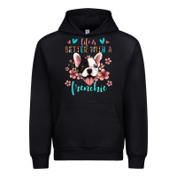 Black life is better with a frenchie Urban Hoodie - Jasminsmagicworld