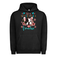 Pigment Black life is better with a frenchie Urban Hoodie - Jasminsmagicworld