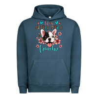 Pigment Midnight Navy life is better with a frenchie Urban Hoodie - Jasminsmagicworld