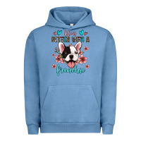 Pigment Pebble Blue life is better with a frenchie Urban Hoodie - Jasminsmagicworld