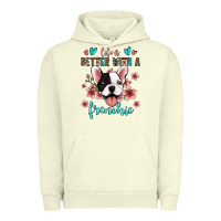 Life Is Better With A Frenchie Urban Hoodie | Teevron