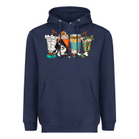 Navy alaskan border collie dog coffee cups Heavyweight Hoodie - texasbilliewilder