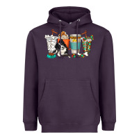 Plum alaskan border collie dog coffee cups Heavyweight Hoodie - texasbilliewilder