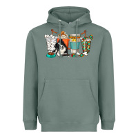 Sage alaskan border collie dog coffee cups Heavyweight Hoodie - texasbilliewilder