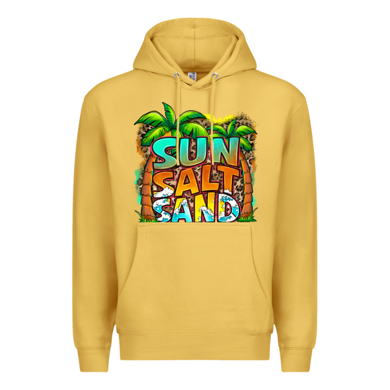 Sun Salt Sand Summer Premium Hoodie by Jasminsmagicworld | Teevron