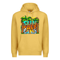 Antique Gold sun salt sand summer Premium Hoodie - Jasminsmagicworld