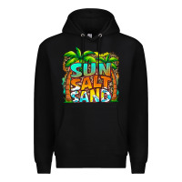 Black sun salt sand summer Premium Hoodie - Jasminsmagicworld