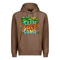 Chestnut sun salt sand summer Premium Hoodie - Jasminsmagicworld