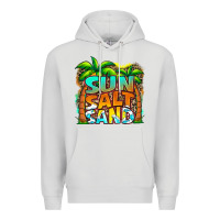 Dove Grey sun salt sand summer Premium Hoodie - Jasminsmagicworld