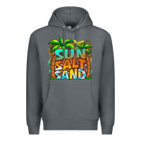 Rock sun salt sand summer Premium Hoodie - Jasminsmagicworld