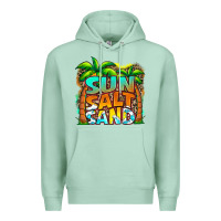 Seafoam sun salt sand summer Premium Hoodie - Jasminsmagicworld