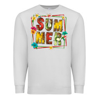 Dove Grey summer with fruit Premium Sweatshirt - texasbilliewilder