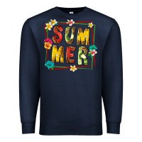 Navy summer with fruit Premium Sweatshirt - texasbilliewilder