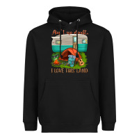 Black ain t no doubt i love this land Heavyweight Hoodie - texasbilliewilder