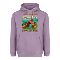 Lavender ain t no doubt i love this land Heavyweight Hoodie - texasbilliewilder
