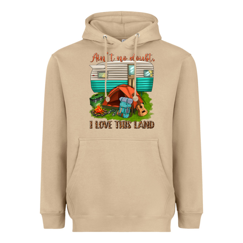 Ain T No Doubt I Love This Land Heavyweight Hoodie by texasbilliewilder | Teevron