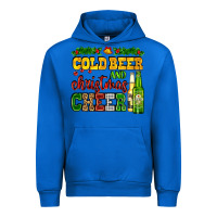 Cobalt cold beer and christmas cheer with beer bottles Urban Hoodie - AdoDesignShop