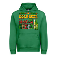 Emerald cold beer and christmas cheer with beer bottles Urban Hoodie - AdoDesignShop