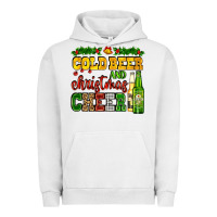 Pigment Lunar Rock cold beer and christmas cheer with beer bottles Urban Hoodie - AdoDesignShop
