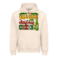 Sandshell cold beer and christmas cheer with beer bottles Urban Hoodie - AdoDesignShop