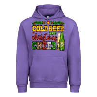 Tulip cold beer and christmas cheer with beer bottles Urban Hoodie - AdoDesignShop